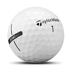 TaylorMade Golf 2021 TAYLORMADE DISTANCE+ DOZEN GOLF BALLS, WHITE