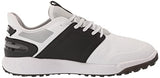 PUMA Golf Men's Ignite Elevate Golf Shoe, Puma White-Puma Black-Metallic Silver, 11