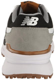 New Balance Men's 997 SL Golf Shoe, Black/White, 9 Wide