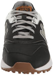 New Balance Men's 997 SL Golf Shoe, Black/White, 9 Wide