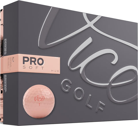VICE Pro Soft Golf Balls (Prior Model), Peach Parfait