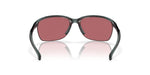Oakley Women's Oo9191 Unstoppable Rectangular Sunglasses, Crystal Black/Prizm Dark Golf, 65 mm