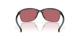 Oakley Women's Oo9191 Unstoppable Rectangular Sunglasses, Crystal Black/Prizm Dark Golf, 65 mm