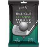 ProPlay Ball & Club Cleaning Wipes | Powerful Cleaner Removes Dirt, Grass, and Sand | Convenient, Resealable Pack - Unscented 1 Pack