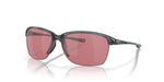 Oakley Women's Oo9191 Unstoppable Rectangular Sunglasses, Crystal Black/Prizm Dark Golf, 65 mm