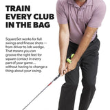 SquareSet Golf Swing Trainer | Instant Feel-Based Feedback | Fixes Your Contact and Gives You Pro-Level Clubface Control (Right)