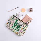 Golf Lover Gifts for Golfer Golf Gifts Inspirational Gifts for Women Men Him Her Player Coach Makeup Bag Golfing Gifts for Women Christmas Birthday Gifts Travel Toiletry Makeup Organizer Zipper Pouch