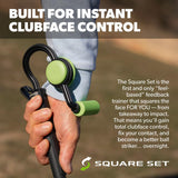 SquareSet Golf Swing Trainer | Instant Feel-Based Feedback | Fixes Your Contact and Gives You Pro-Level Clubface Control (Right)