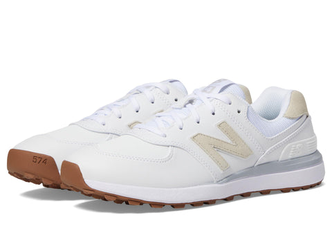 New Balance Women's 574 Greens v2 Golf Shoe, White, 9.5