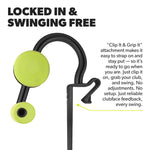 SquareSet Golf Swing Trainer | Instant Feel-Based Feedback | Fixes Your Contact and Gives You Pro-Level Clubface Control (Right)