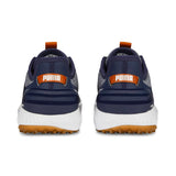 PUMA Golf Men's Ignite Elevate Golf Shoe, Puma Navy-Puma Silver, 7.5