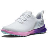 FootJoy Women's FJ Fuel Sport Previous Season Style Golf Shoe, White/Pink/Purple, 7.5