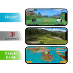 PHIGOLF Phigolf2 Golf Simulator with Swing Stick for Indoor & Outdoor Use, Golf Swing Trainer with Upgraded Motion Sensor & 3D Swing Analysis, Compatible E6 Connect APP, Works with Smartdevices