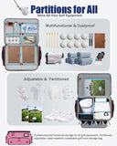 LOINTET Golf Trunk Organizer, Waterproof Car Golf Locker with Separate Ventilated Compartment for 2 Pair Shoes, Golf Storage for Balls, Tees, Cap, Clothes, Gloves, Accessories, Gifts for Men, Women