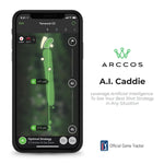 Arccos Smart Sensors: Automatic Golf Game Tracking System, A.I. Powered Caddie, A.I. GPS Rangefinder & Smart Club Distances