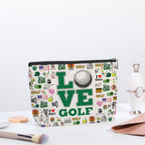 Golf Lover Gifts for Golfer Golf Gifts Inspirational Gifts for Women Men Him Her Player Coach Makeup Bag Golfing Gifts for Women Christmas Birthday Gifts Travel Toiletry Makeup Organizer Zipper Pouch