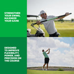 GolfForever Value Bundle | Golf Swing Trainer & Personalized Training Program | Premium Golf Training Aid & Program to Improve Strength, Flexibility, Power & Speed | Proven by Golfer Scottie Scheffler