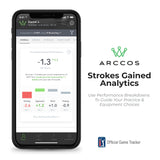 Arccos Smart Sensors: Automatic Golf Game Tracking System, A.I. Powered Caddie, A.I. GPS Rangefinder & Smart Club Distances