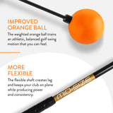 Orange Whip Mid-Size Golf Swing Trainer Aid