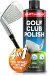 FORTIVO Golf Club Polish - Golf Club Head and Groove Cleaner, Rust Remover for Metal, Zinc, Aluminum, Steel, Easy to Use Club Cleaner, Instant Rust, Scuff and Stain Remover - 8oz
