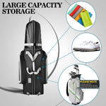 yamato Golf Travel Bag Golf Travel Case with Abs Hard Shell Top Travel Golf Bags for Airlines with Wheels for Golf Clubs Luggage Travel Bags