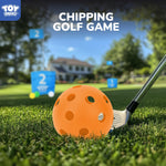 TOY Life Golf Bucket Game Golf Practice Game, Golf Chipping Game for Adults Family Kids Outdoor Indoor Backyard Golf Game PAR 3 Golf Game Golf Gifts for Adults Beach Games for Adults