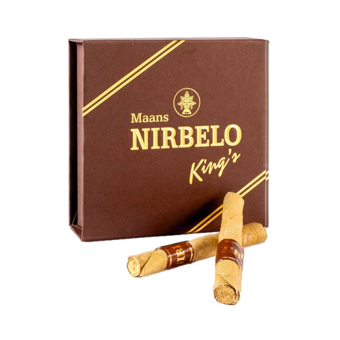 Nirbelo King’s Premium Herbal Cigar with Corn Husk Filter, 100% Tobacco Free & Nicotine Free, 95 mm Long, 5 Cigar, Pack of 1