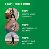 GolfForever Value Bundle | Golf Swing Trainer & Personalized Training Program | Premium Golf Training Aid & Program to Improve Strength, Flexibility, Power & Speed | Proven by Golfer Scottie Scheffler