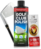 FORTIVO Golf Club Polish - Golf Club Head and Groove Cleaner, Rust Remover for Metal, Zinc, Aluminum, Steel, Easy to Use Club Cleaner, Instant Rust, Scuff and Stain Remover - 8oz