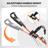 BODIOO Golf Cart Golf Push Cart Golf Bag Cart with 3 Wheel Quick Folding Scorecard Holder Cup Holder Foot Brake 360