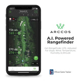 Arccos Smart Sensors: Automatic Golf Game Tracking System, A.I. Powered Caddie, A.I. GPS Rangefinder & Smart Club Distances
