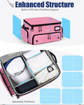 LOINTET Golf Trunk Organizer, Waterproof Car Golf Locker with Separate Ventilated Compartment for 2 Pair Shoes, Golf Storage for Balls, Tees, Cap, Clothes, Gloves, Accessories, Gifts for Men, Women