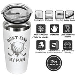 Golf Gifts for Dad - Golf Christmas Gifts - Dad Golf Gifts - Golf Gifts for Men, Dad, Husband, Grandpa - Funny Golf Gifts - Golf Gifts for Men Golfers - Golf Christmas Gift - 20 Oz Golf Tumbler