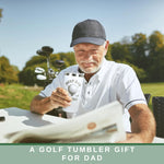 Golf Gifts for Dad - Golf Christmas Gifts - Dad Golf Gifts - Golf Gifts for Men, Dad, Husband, Grandpa - Funny Golf Gifts - Golf Gifts for Men Golfers - Golf Christmas Gift - 20 Oz Golf Tumbler