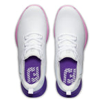 FootJoy Women's FJ Fuel Sport Previous Season Style Golf Shoe, White/Pink/Purple, 7.5