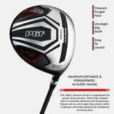 PGF Men's Gold TP Complete Golf Club Package Set