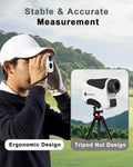 PEAKPULSE Golf Rangefinder 650 Yards Range Finder Golfing Laser Distance Measurement 6X Magnification 0.5 Yard Accuracy Flag Pole Locking Vibration Fast Focus System Tournament Legal