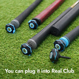 PHIGOLF Phigolf2 Golf Simulator with Swing Stick for Indoor & Outdoor Use, Golf Swing Trainer with Upgraded Motion Sensor & 3D Swing Analysis, Compatible E6 Connect APP, Works with Smartdevices