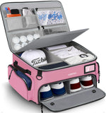 LOINTET Golf Trunk Organizer, Waterproof Car Golf Locker with Separate Ventilated Compartment for 2 Pair Shoes, Golf Storage for Balls, Tees, Cap, Clothes, Gloves, Accessories, Gifts for Men, Women