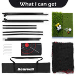 Bearwill Golf Net, 10x7ft Heavy Duty Golf Practice Nets