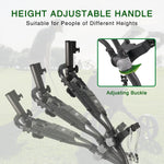 KVV 3 Wheel Foldable/Collapsible Golf Push Cart Ultra Lightweight Smallest Folding Size, New-Version Scorecard Holder Umbrella Holder Included