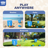 TOY Life Golf Bucket Game Golf Practice Game, Golf Chipping Game for Adults Family Kids Outdoor Indoor Backyard Golf Game PAR 3 Golf Game Golf Gifts for Adults Beach Games for Adults
