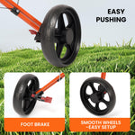 BODIOO Golf Cart Golf Push Cart Golf Bag Cart with 3 Wheel Quick Folding Scorecard Holder Cup Holder Foot Brake 360