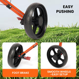 BODIOO Golf Cart Golf Push Cart Golf Bag Cart with 3 Wheel Quick Folding Scorecard Holder Cup Holder Foot Brake 360