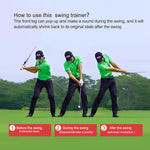 Hairchens Retractable Golf Swing Training Aid