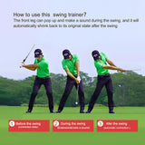 Hairchens Retractable Golf Swing Training Aid