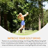 Orange Whip Mid-Size Golf Swing Trainer Aid