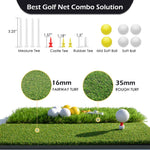 Bearwill Golf Net, 10x7ft Heavy Duty Golf Practice Nets