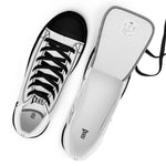 Men’s high top canvas shoes