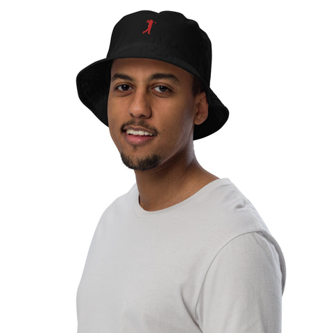 MONTANA WHITE Pro/Am BUCKET HAT Red Logo